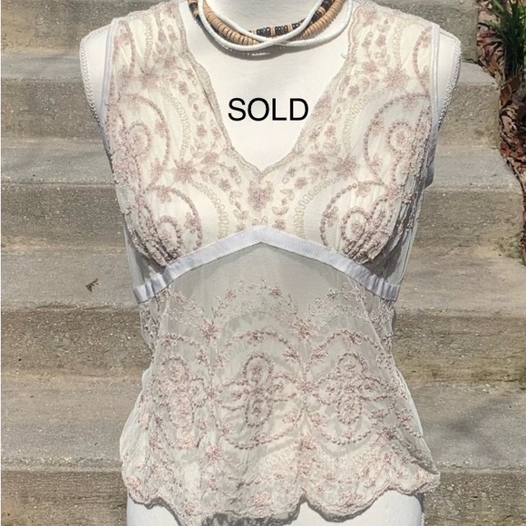 Karen Kane Tops - SOLD on Mercari Karen Kane Lace top. Size L.
